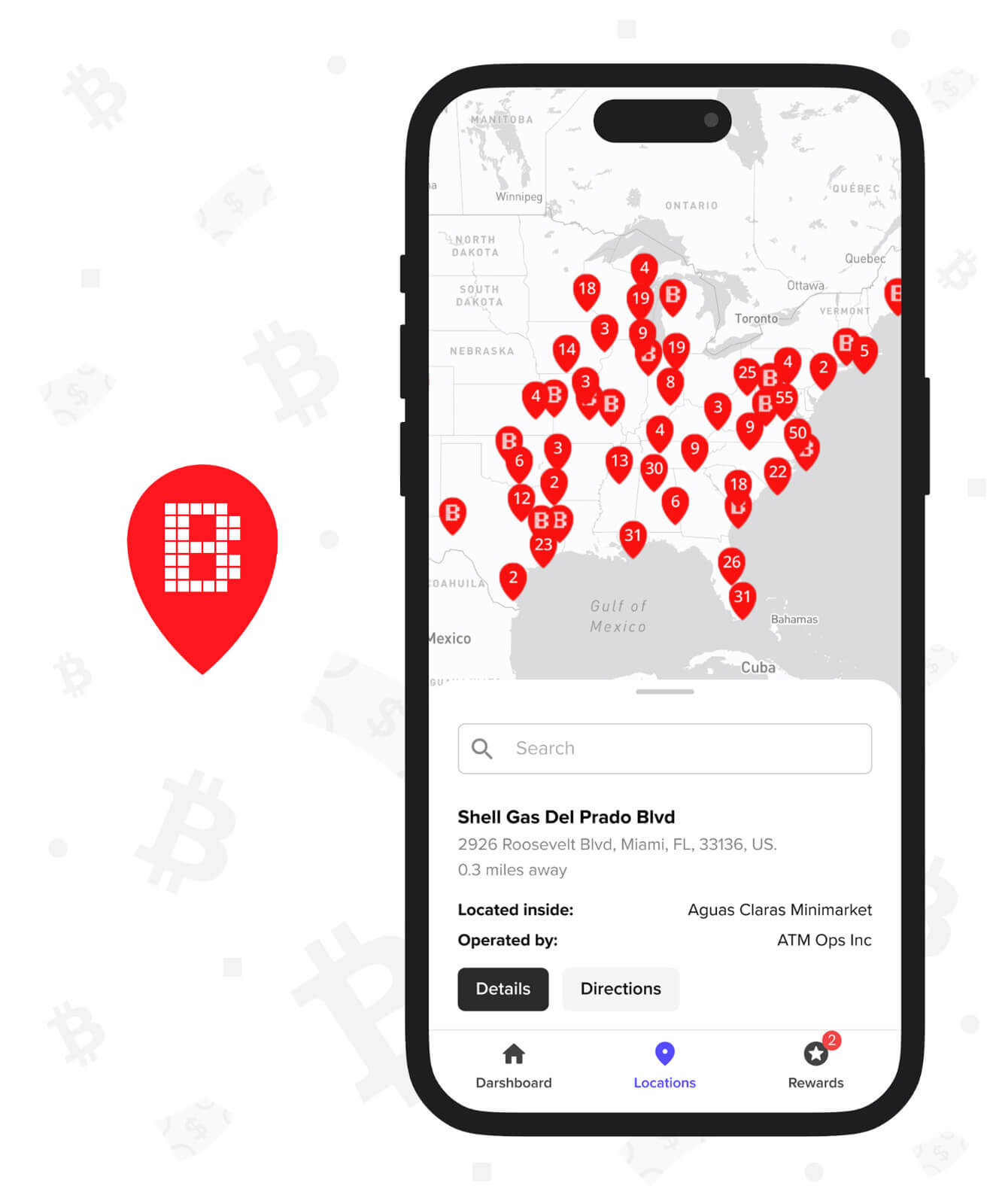 Bitstop App ATM Finder